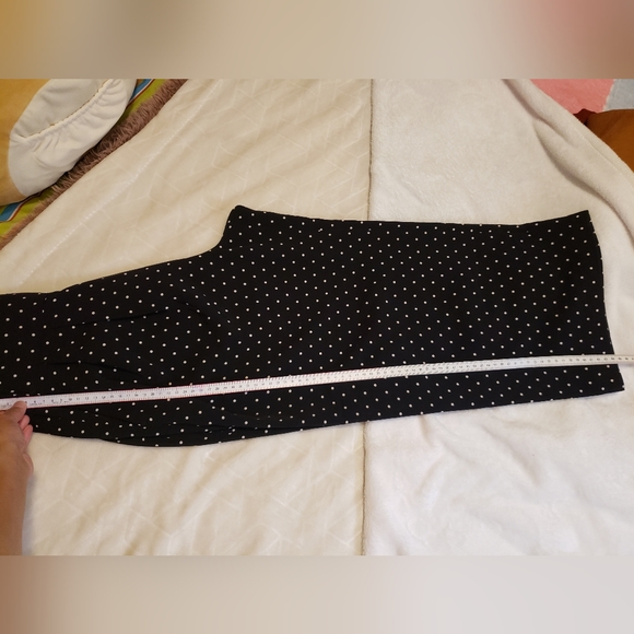Global Work Polkadot Stretchy Culotte Pants/Trousers - Picture 6 of 11